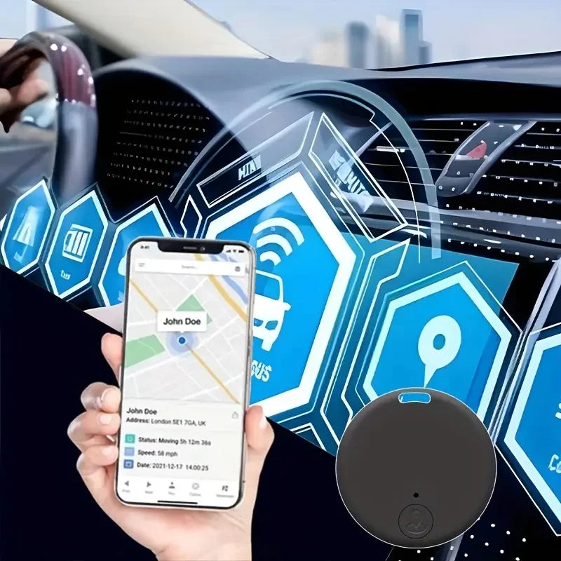 5pcs Mini GPS Locator AntiLost Alarm Wallet Keychain Smart Tag Bluetooth-Compatible Tracer Keychain Pet Child Tracker Key Finder